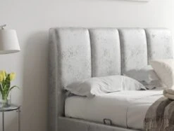Copenhagen Upholstered Ottoman TV Bed Frame - Silver Crush -Bedding Specialty Store time4sleep copenhagen laike 3new1 1