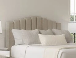 Quinn Floor Standing Upholstered Headboard -Bedding Specialty Store trebla flax headboard 32