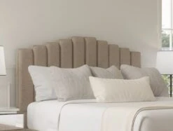 Quinn Floor Standing Upholstered Headboard -Bedding Specialty Store trebla stone headboard 32