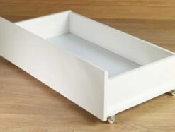 White Underbed Drawers - Pair Of Underbed Drawers