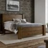Plank Wooden Bed Frame LFE -Bedding Specialty Store wooden bed main resized 2